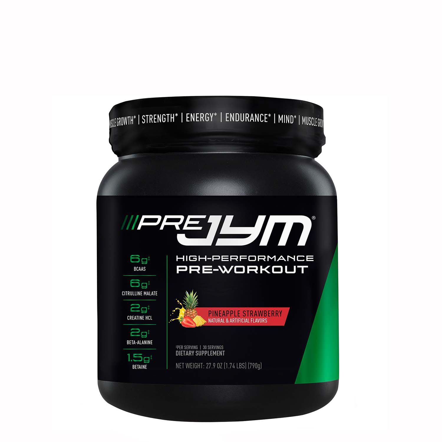 Pre Jym Pre-Workout - Pineapple Strawberry&nbsp;(30 Servings) Pineapple Strawberry | GNC